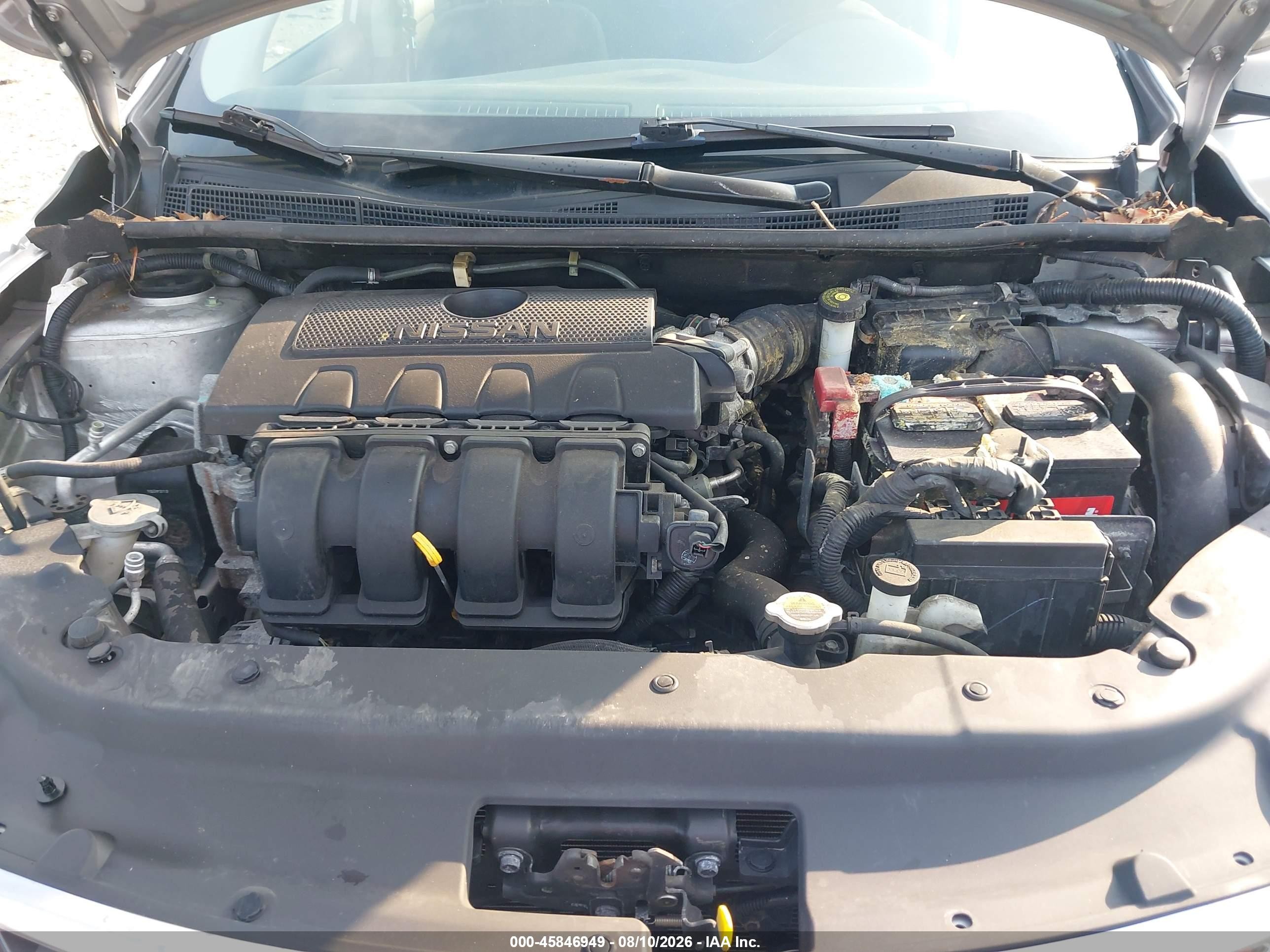 2015 Nissan Sentra S Silver vin: 3N1AB7AP2FY355630