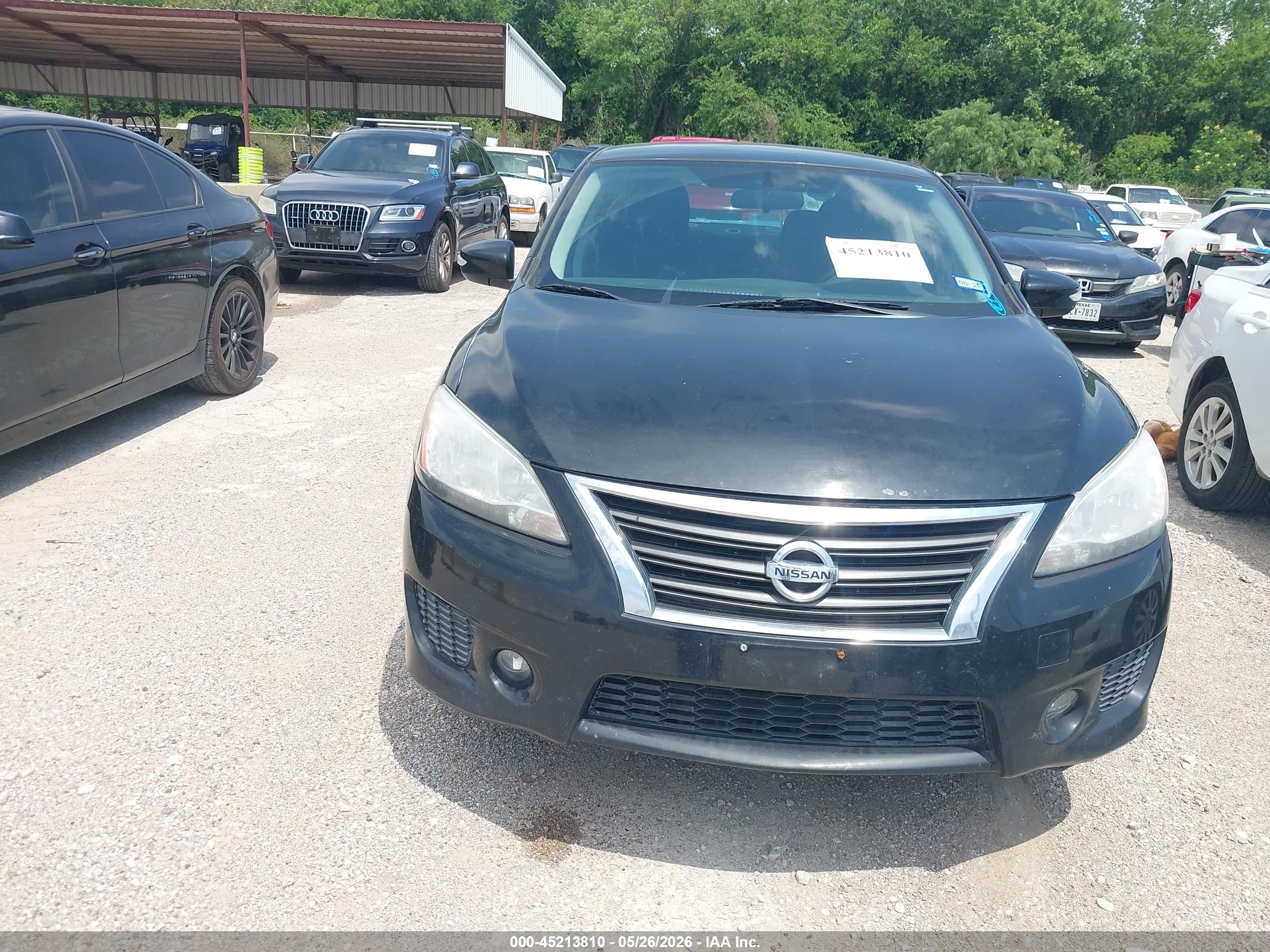 2015 Nissan Sentra Sr Black vin: 3N1AB7AP2FY356227