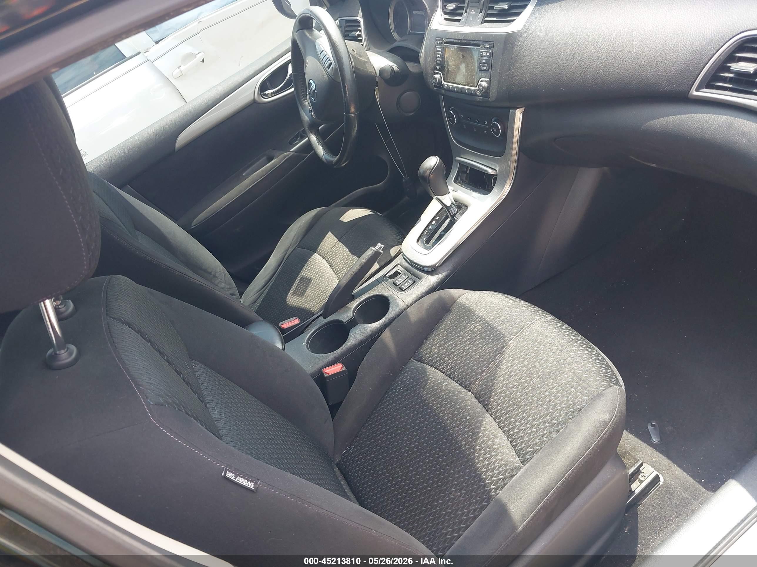2015 Nissan Sentra Sr Black vin: 3N1AB7AP2FY356227