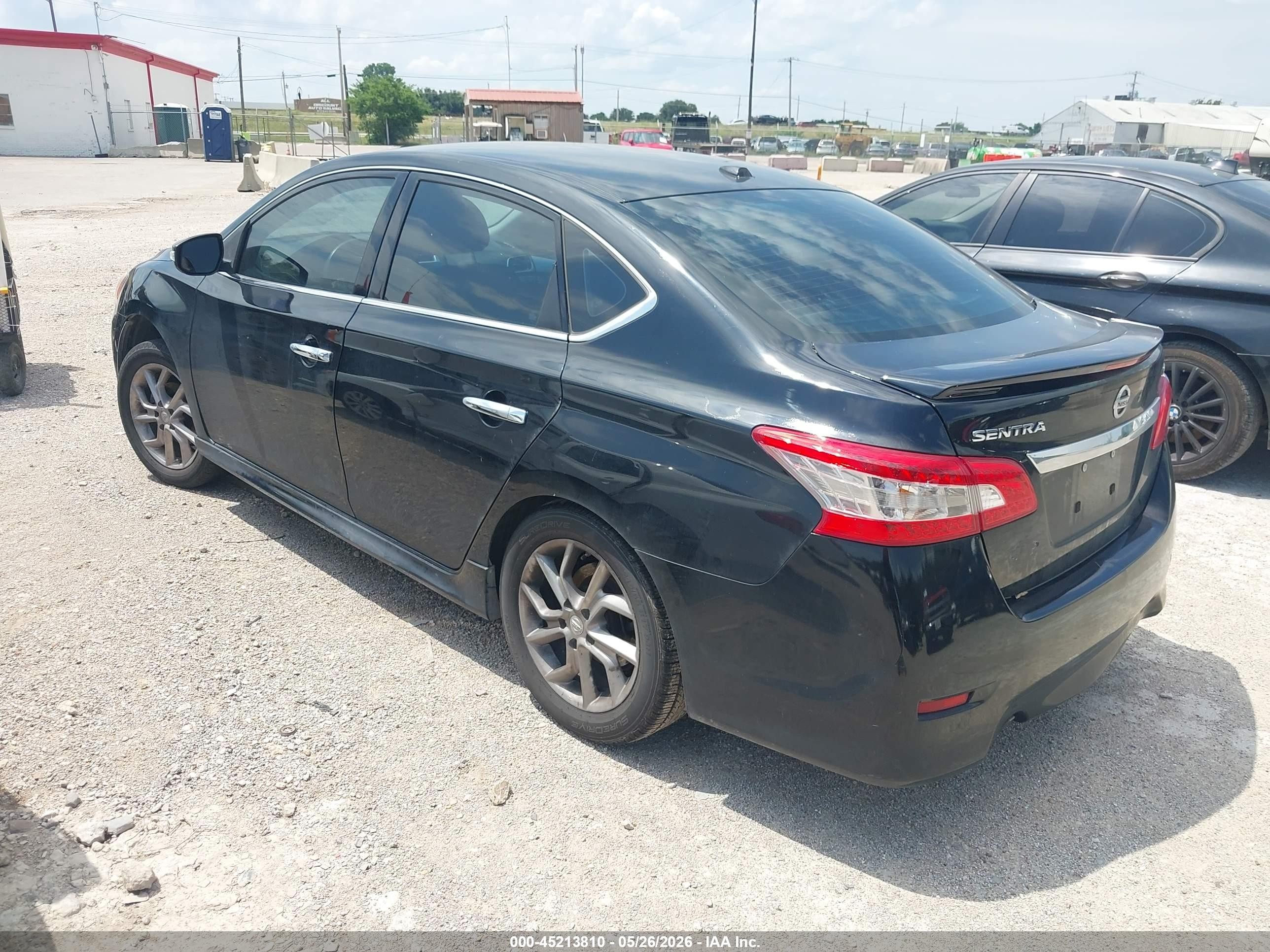 2015 Nissan Sentra Sr Black vin: 3N1AB7AP2FY356227