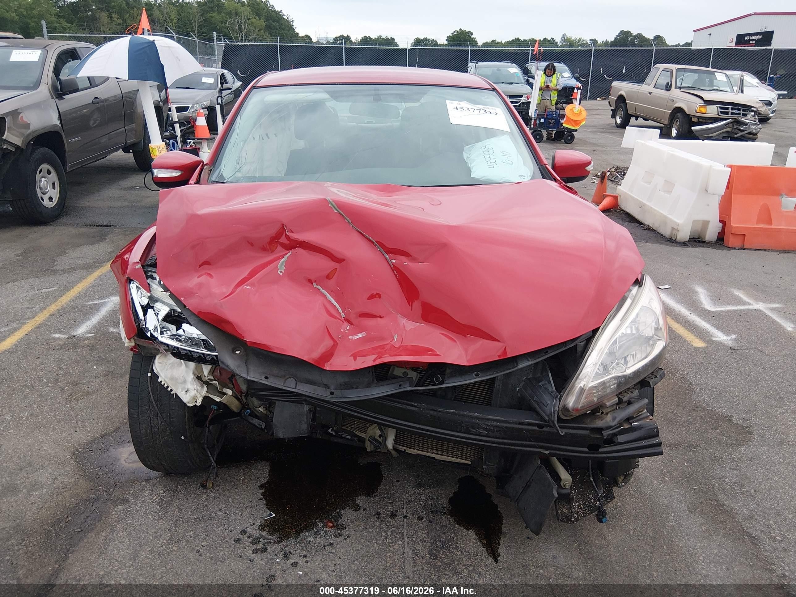 2015 Nissan Sentra Sr Красный vin: 3N1AB7AP2FY358995