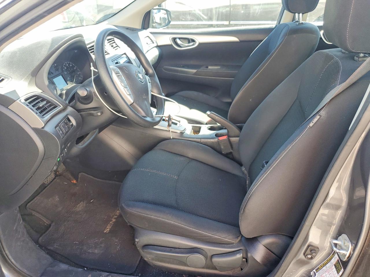 2015 Nissan Sentra S Gray vin: 3N1AB7AP2FY360407