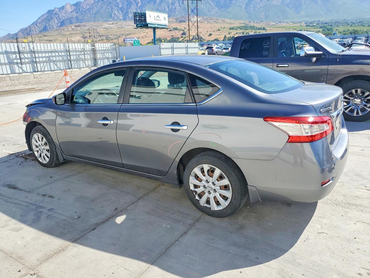 2015 Nissan Sentra S Gray vin: 3N1AB7AP2FY360407