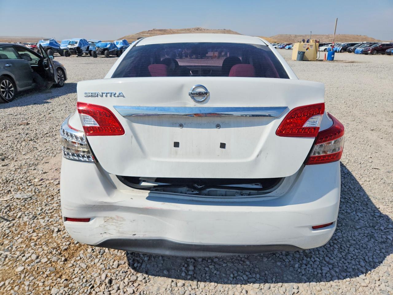 2015 Nissan Sentra S White vin: 3N1AB7AP2FY362352