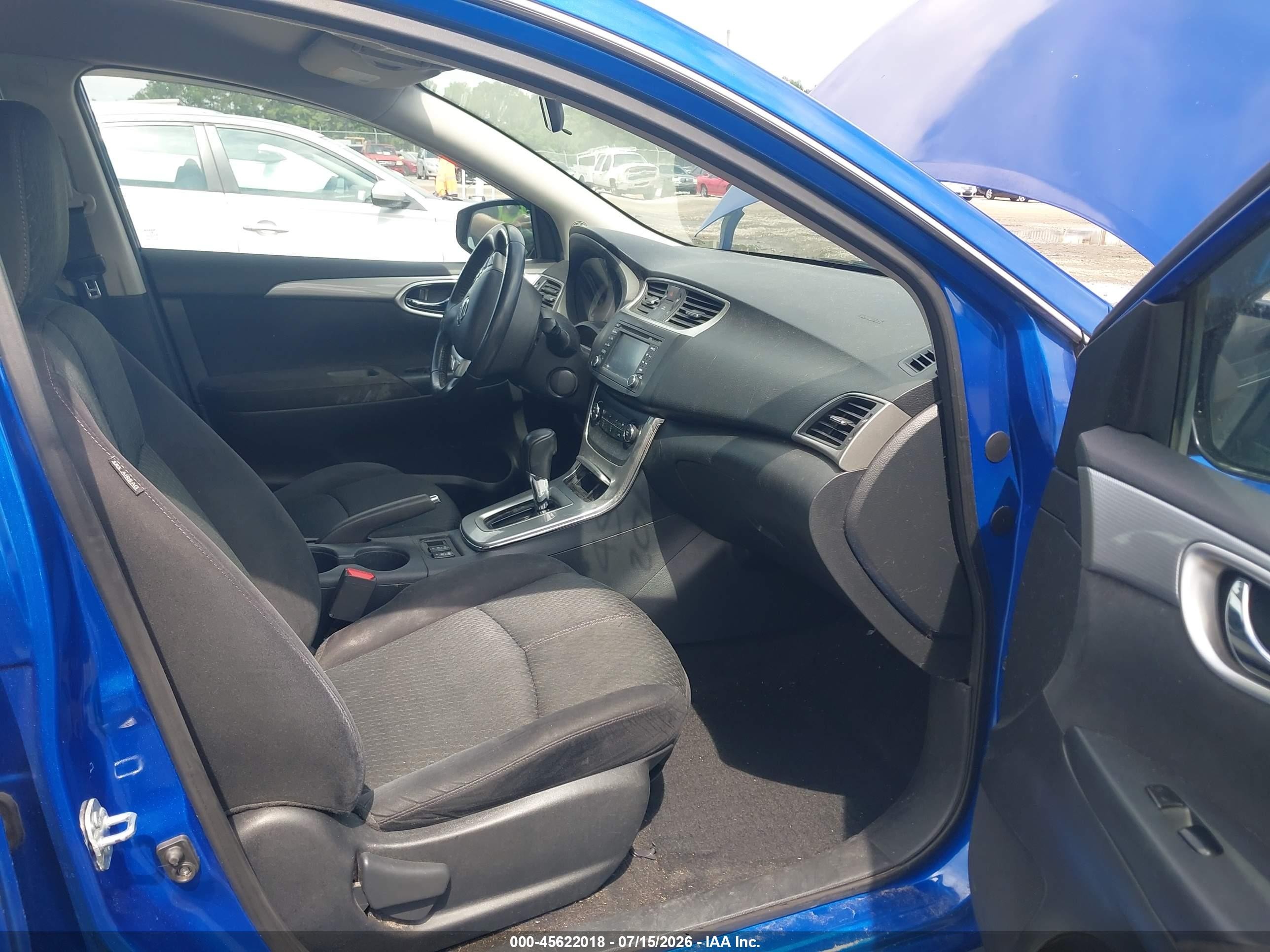 2015 Nissan Sentra Sr Синий vin: 3N1AB7AP2FY362495