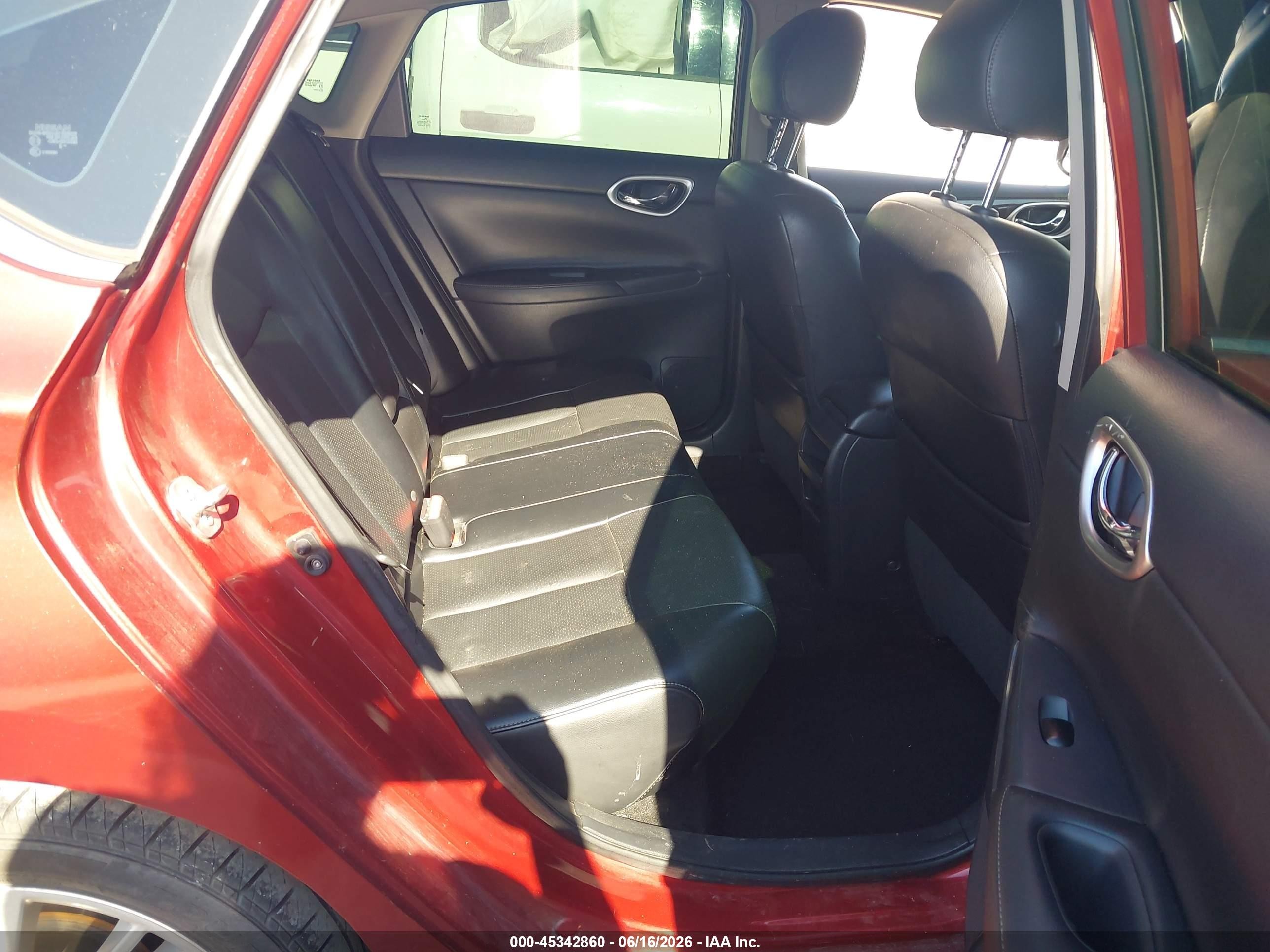 2015 Nissan Sentra Sl Red vin: 3N1AB7AP2FY374324