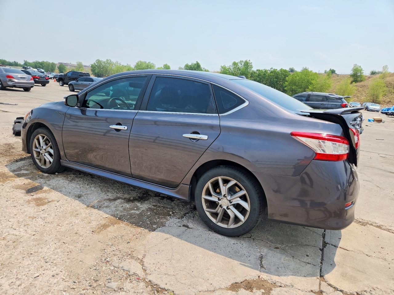 2015 Nissan Sentra Sr Black vin: 3N1AB7AP2FY375781