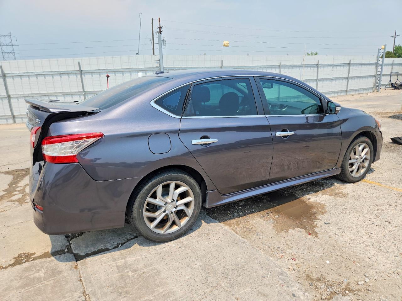 2015 Nissan Sentra Sr Black vin: 3N1AB7AP2FY375781