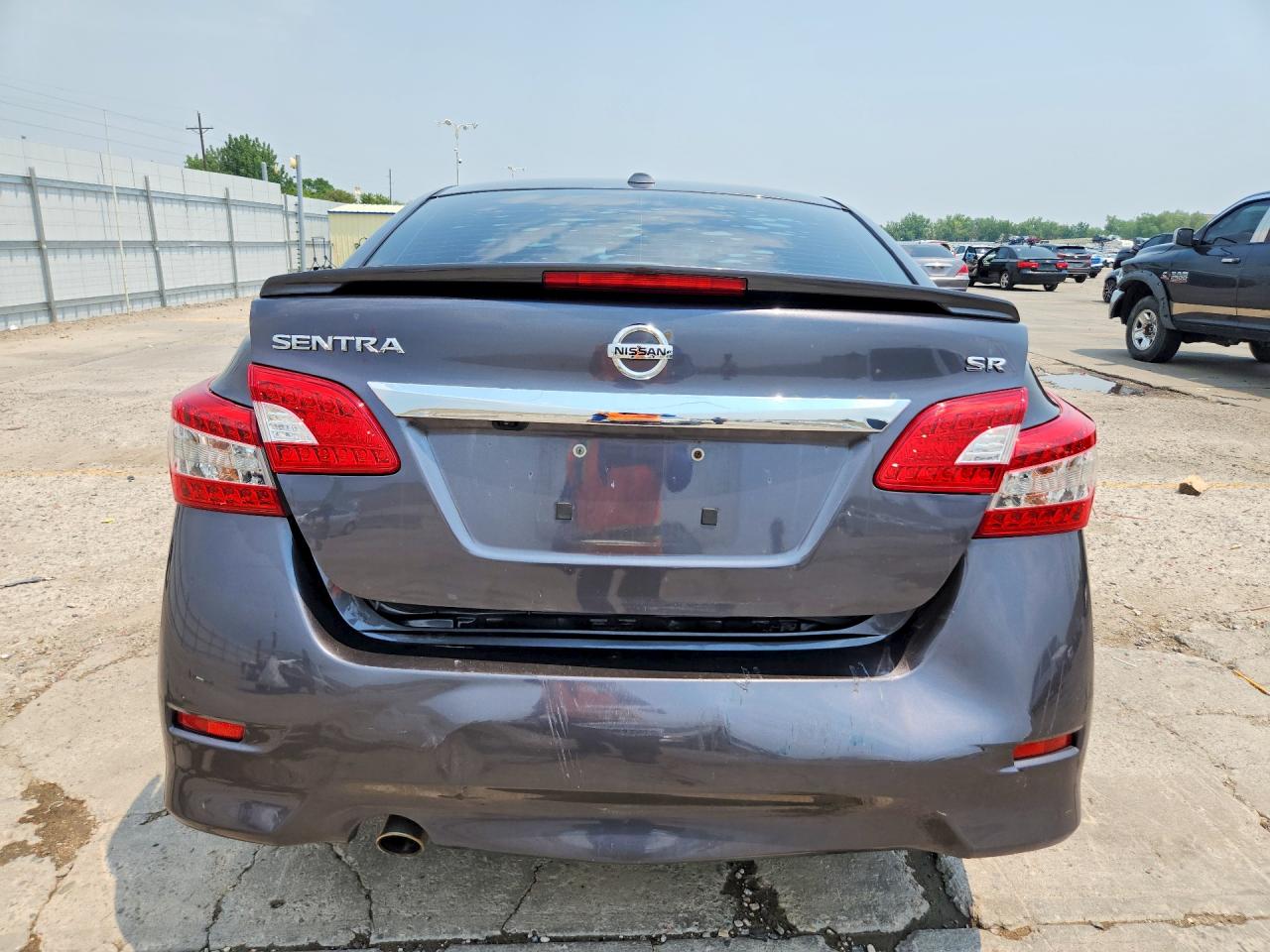2015 Nissan Sentra Sr Black vin: 3N1AB7AP2FY375781