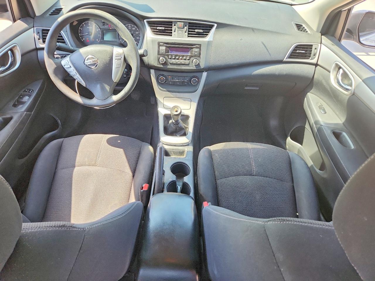 2015 Nissan Sentra S White vin: 3N1AB7AP2FY376655