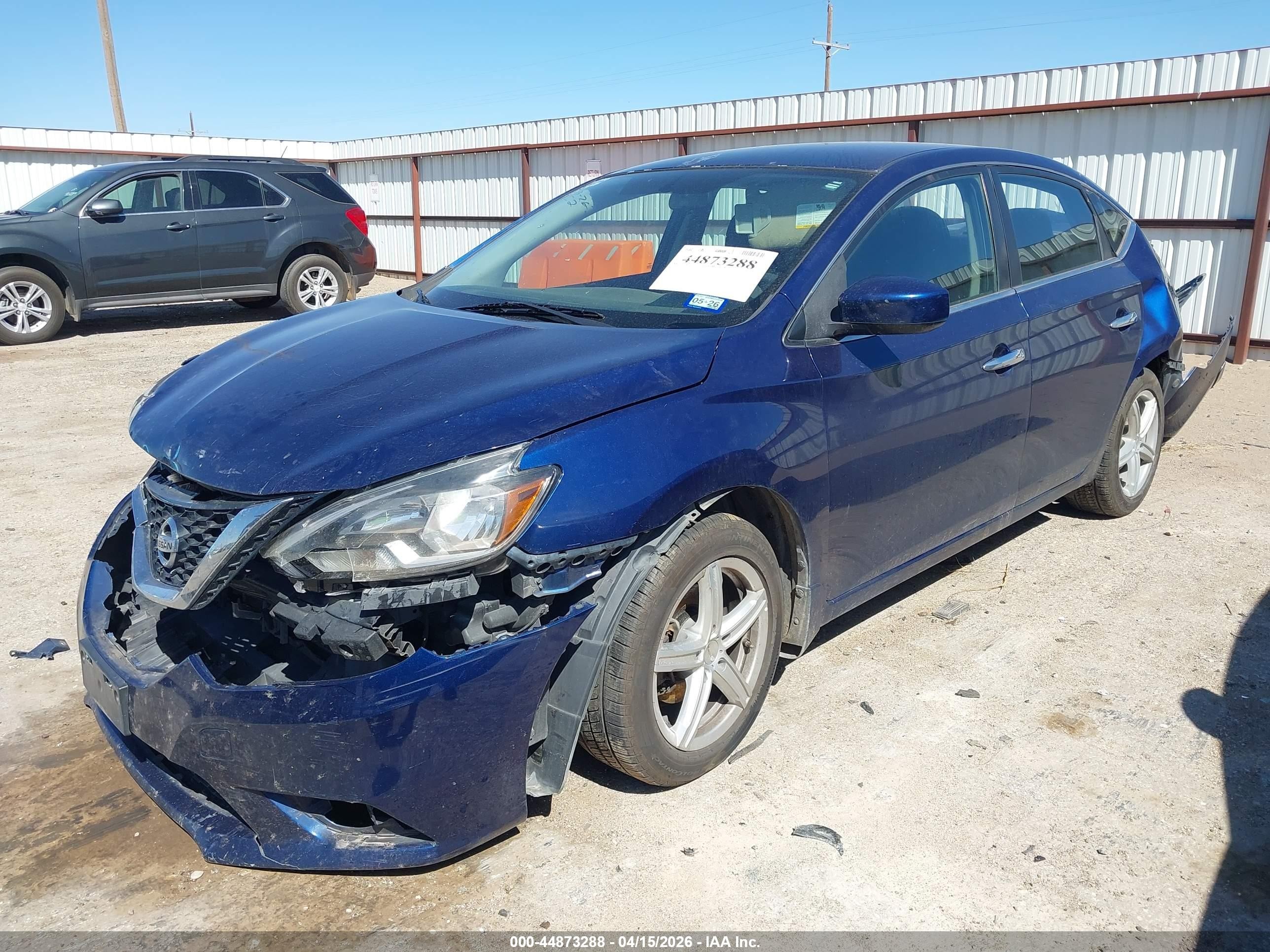 2016 Nissan Sentra S Blue vin: 3N1AB7AP2GY215546