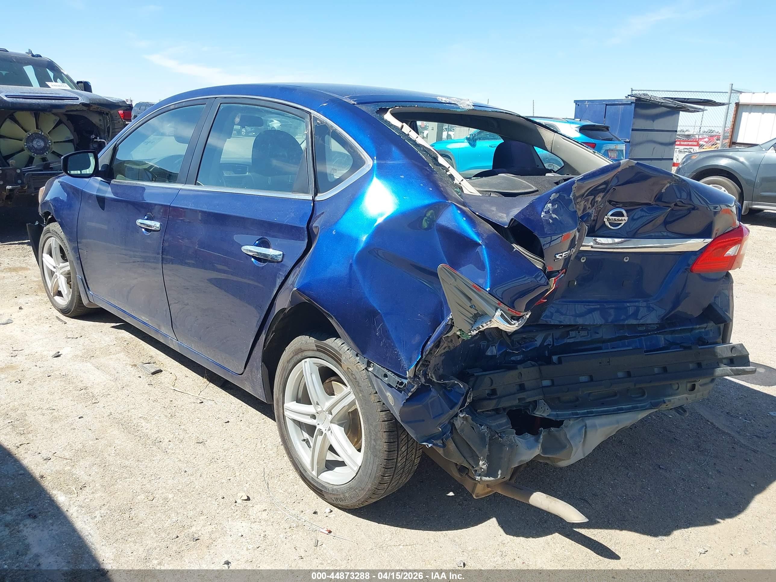 2016 Nissan Sentra S Blue vin: 3N1AB7AP2GY215546