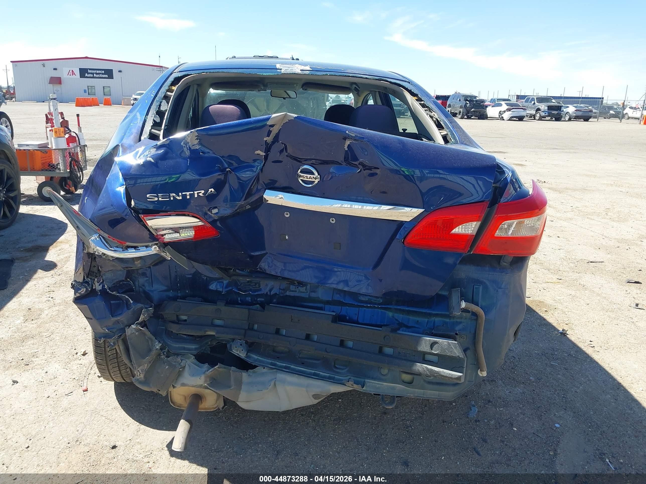 2016 Nissan Sentra S Blue vin: 3N1AB7AP2GY215546