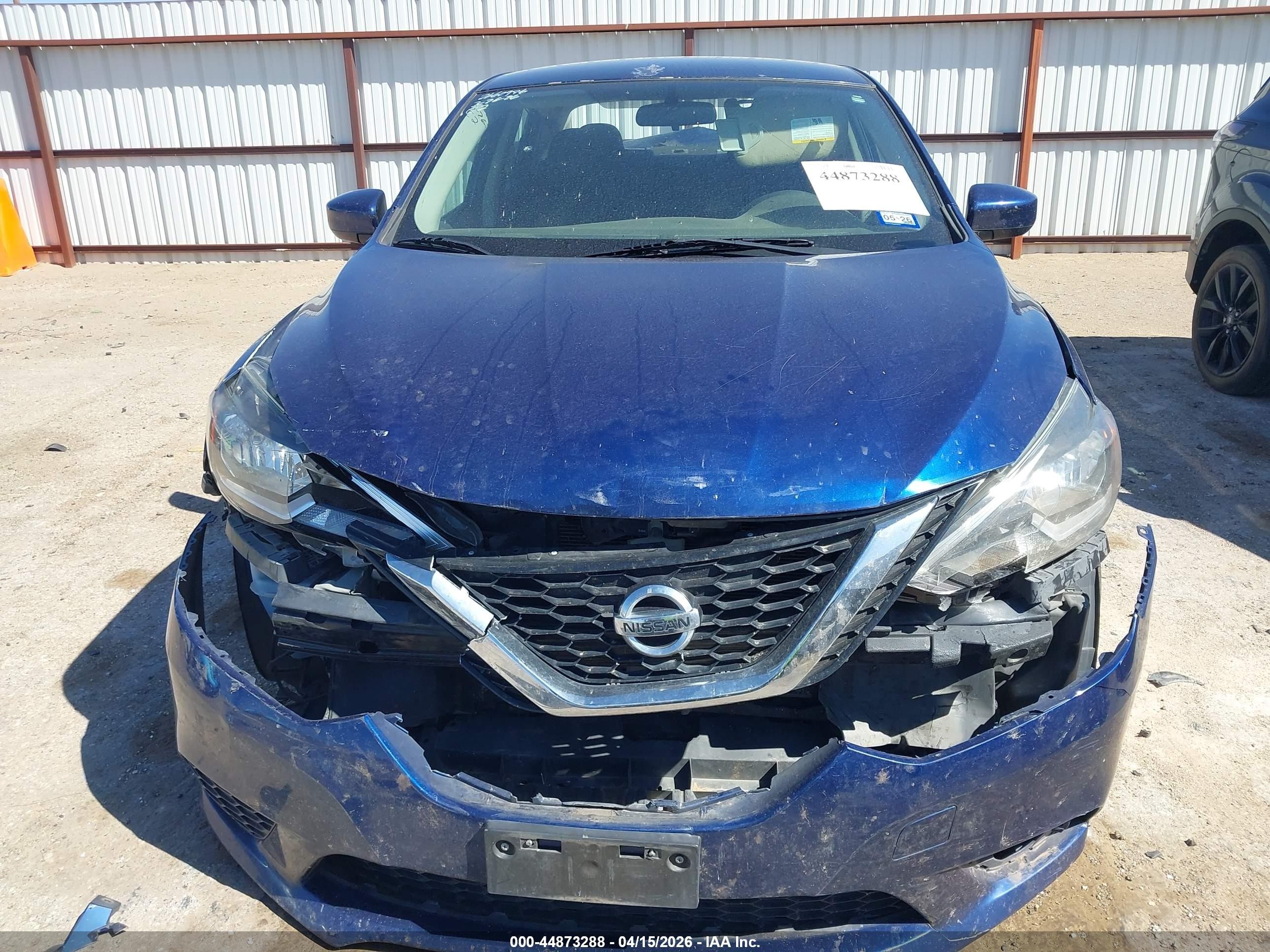 2016 Nissan Sentra S Blue vin: 3N1AB7AP2GY215546