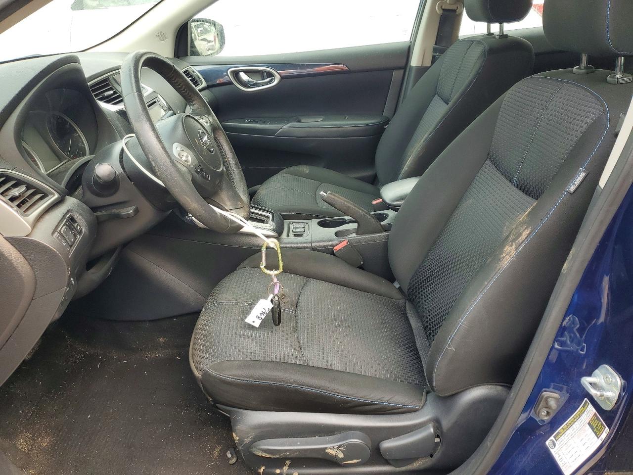 2016 Nissan Sentra Sr Blue vin: 3N1AB7AP2GY272703