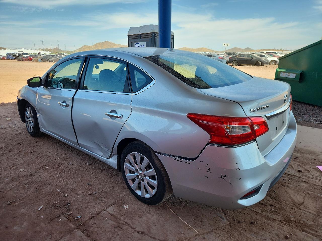2017 Nissan Sentra Sv Silver vin: 3N1AB7AP2HY317883