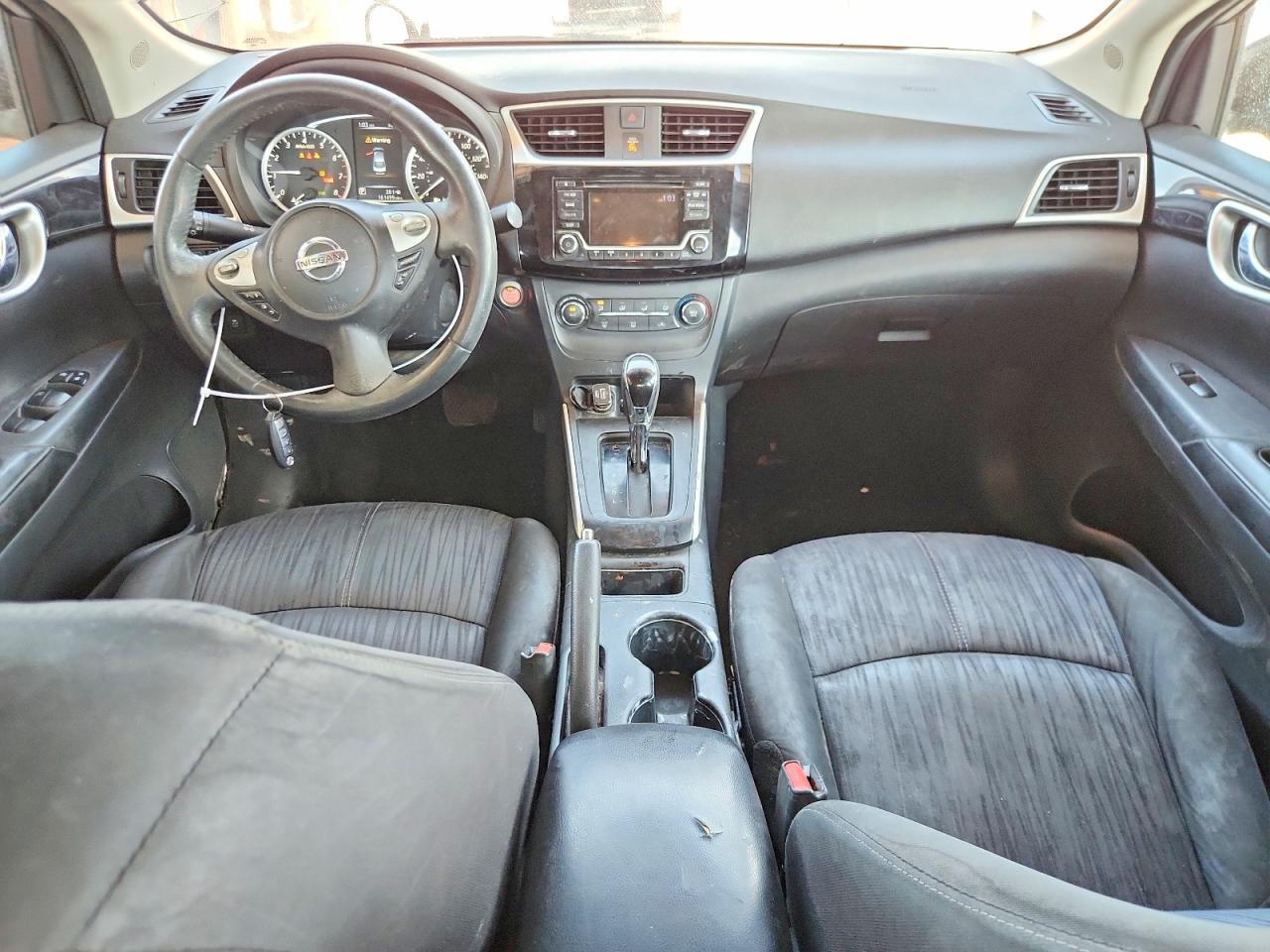 2017 Nissan Sentra Sv Silver vin: 3N1AB7AP2HY317883