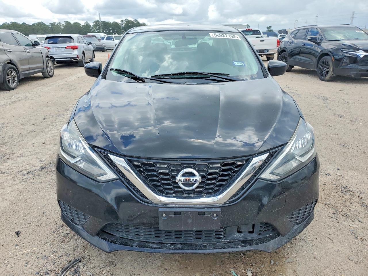 2018 Nissan Sentra Sv Black vin: 3N1AB7AP2JL624120