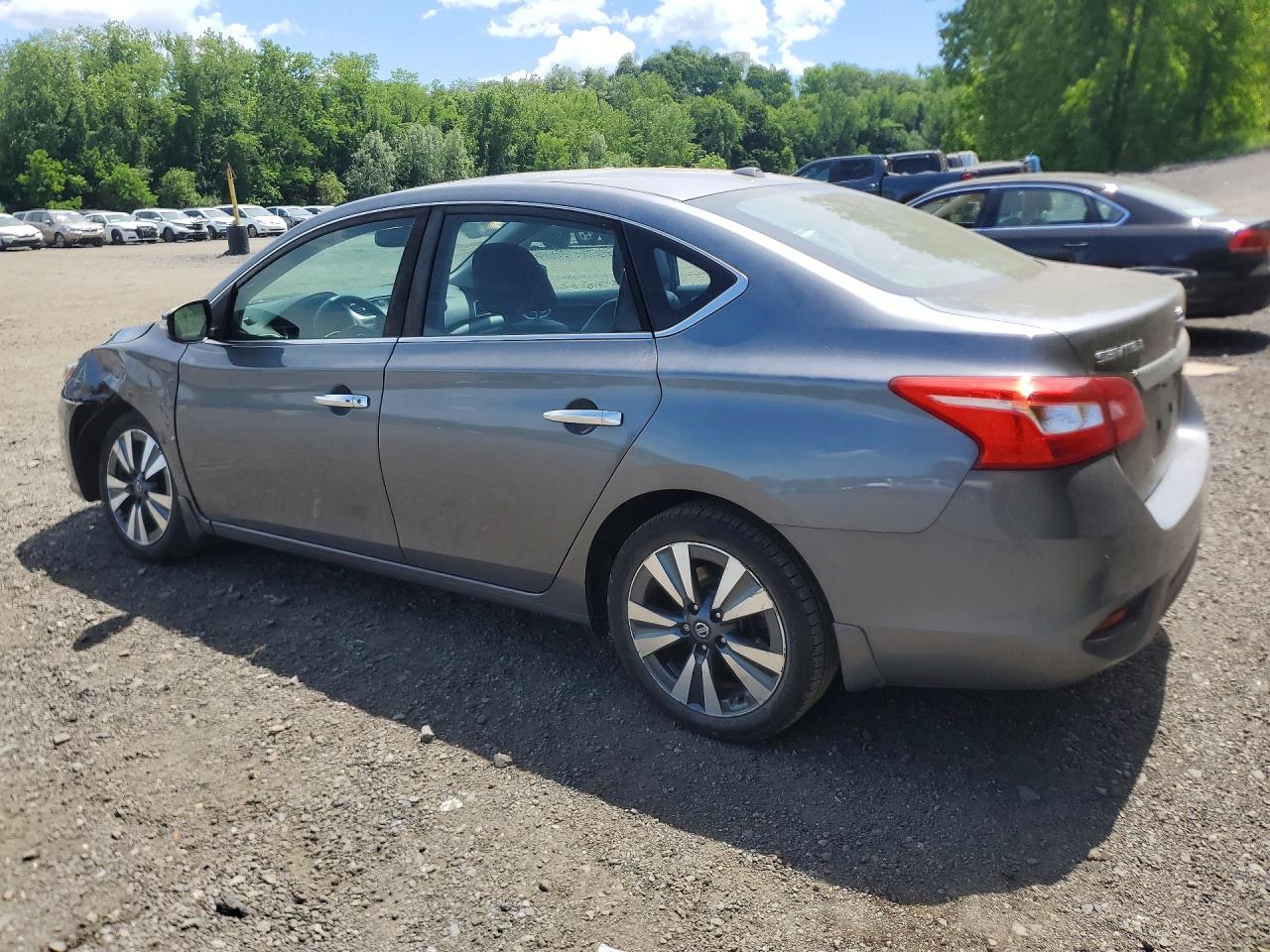 2018 Nissan Sentra Sl Gray vin: 3N1AB7AP2JY221581