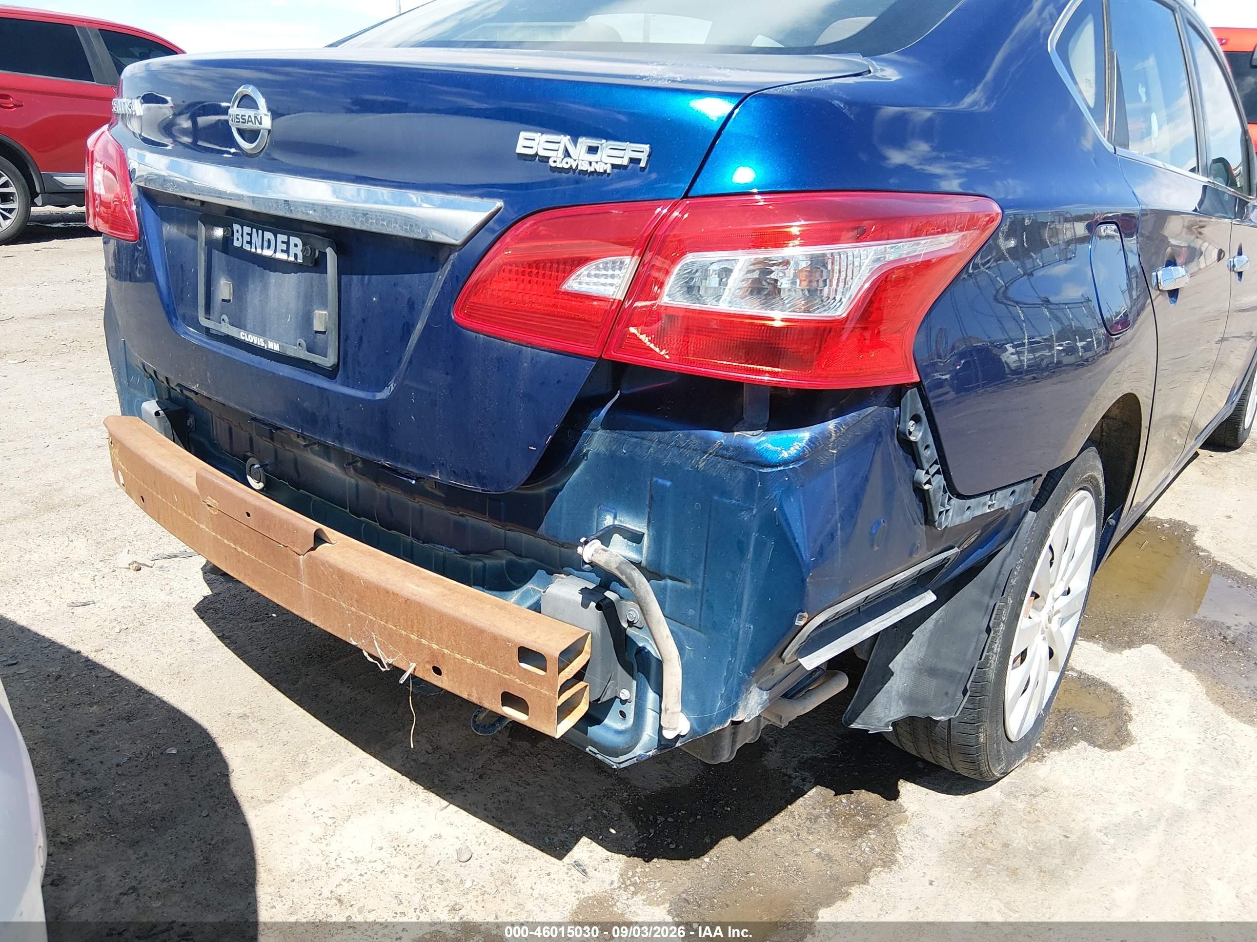 2018 Nissan Sentra S Blue vin: 3N1AB7AP2JY241684
