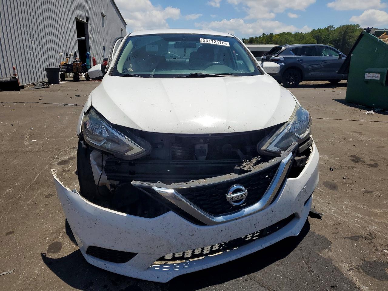 2018 Nissan Sentra S White vin: 3N1AB7AP2JY258615
