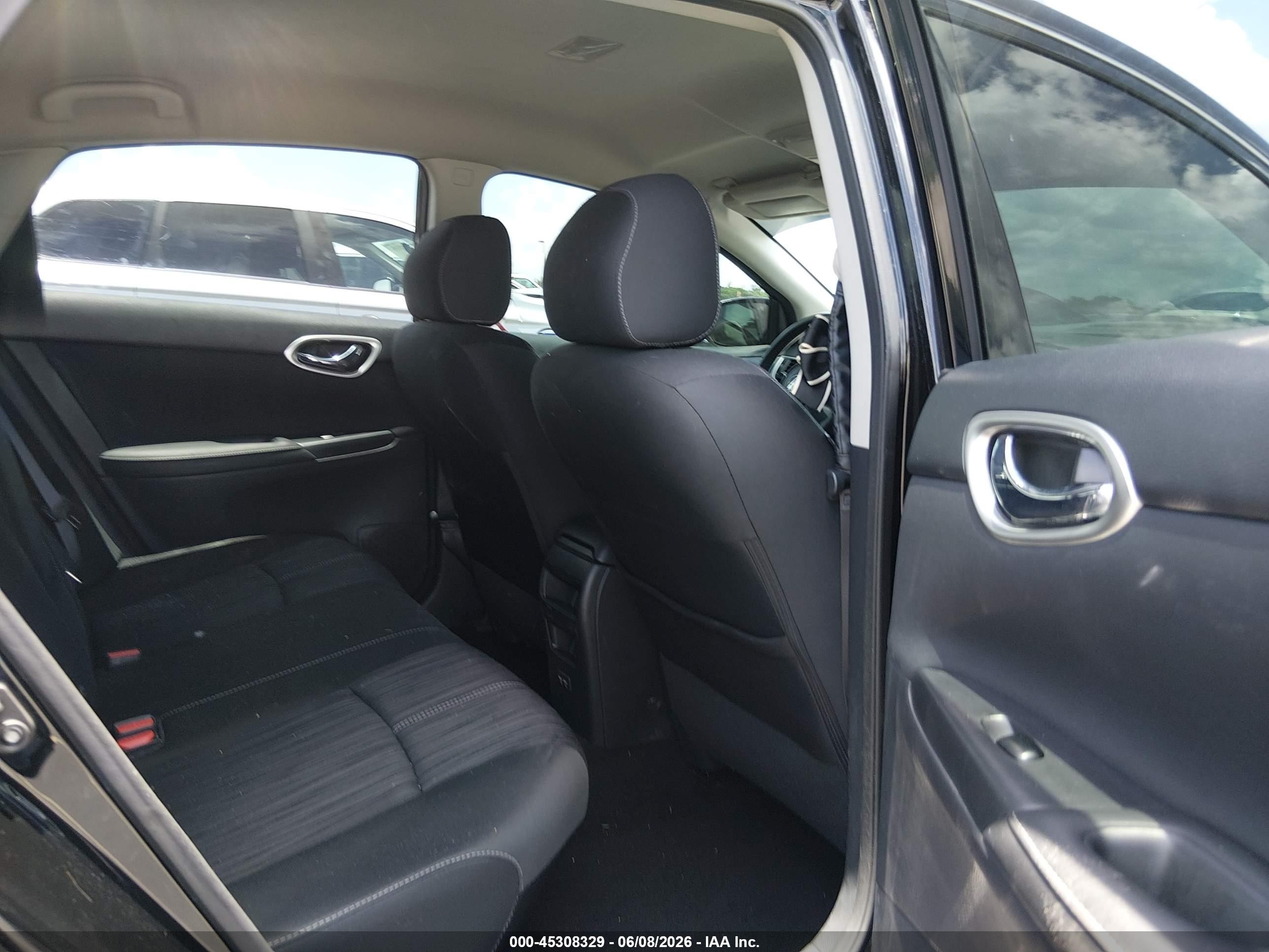 2018 Nissan Sentra Sv Black vin: 3N1AB7AP2JY267413