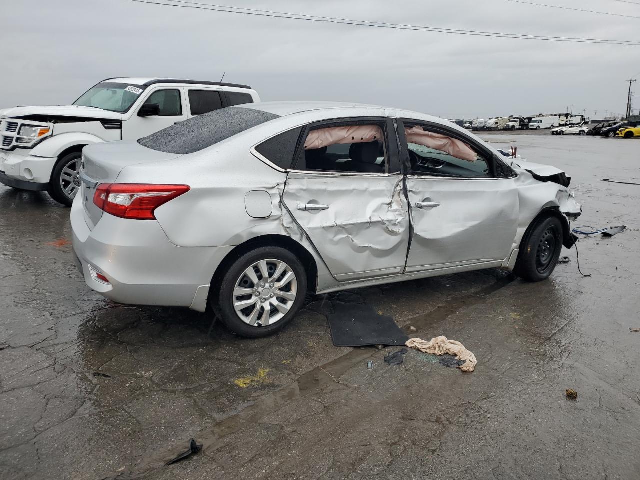 2018 Nissan Sentra S Silver vin: 3N1AB7AP2JY317193