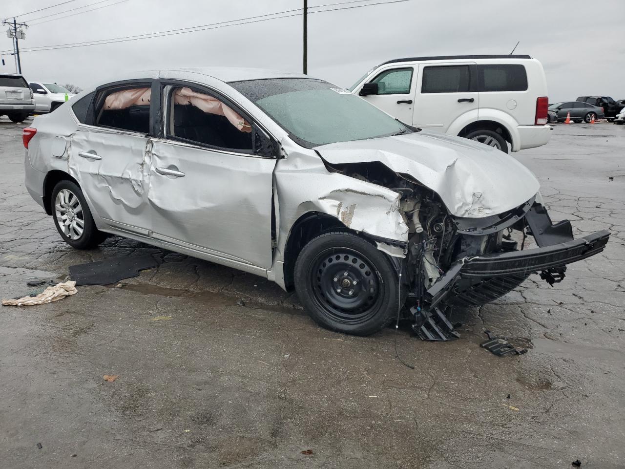 2018 Nissan Sentra S Silver vin: 3N1AB7AP2JY317193