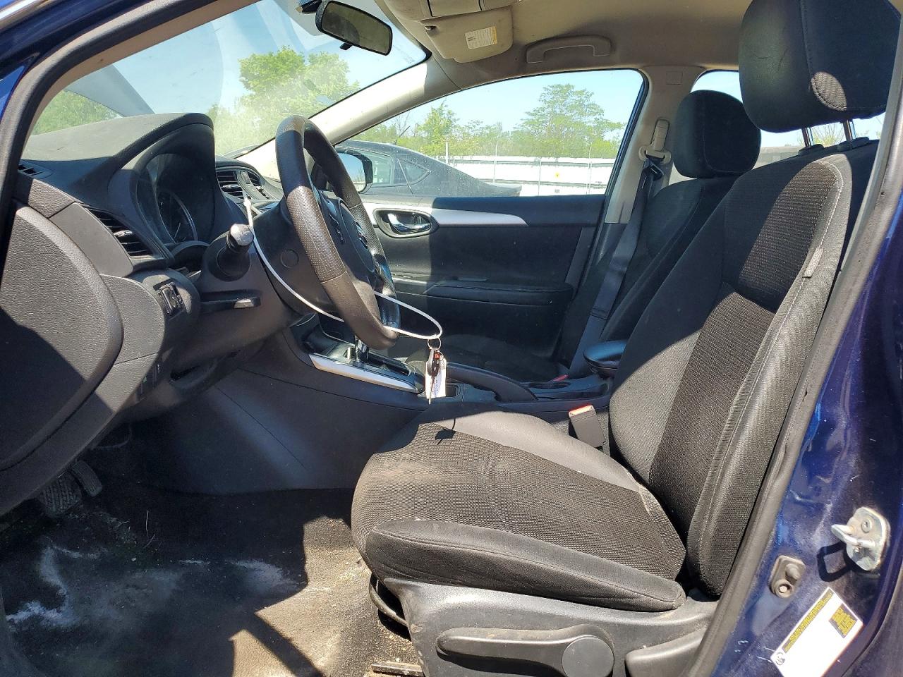 2019 Nissan Sentra S Blue vin: 3N1AB7AP2KY216995