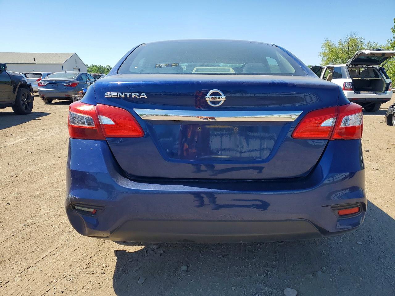 2019 Nissan Sentra S Blue vin: 3N1AB7AP2KY216995