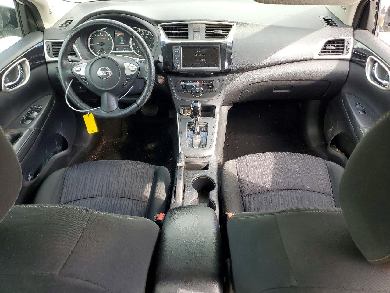 2019 Nissan Sentra Sv White vin: 3N1AB7AP2KY306146