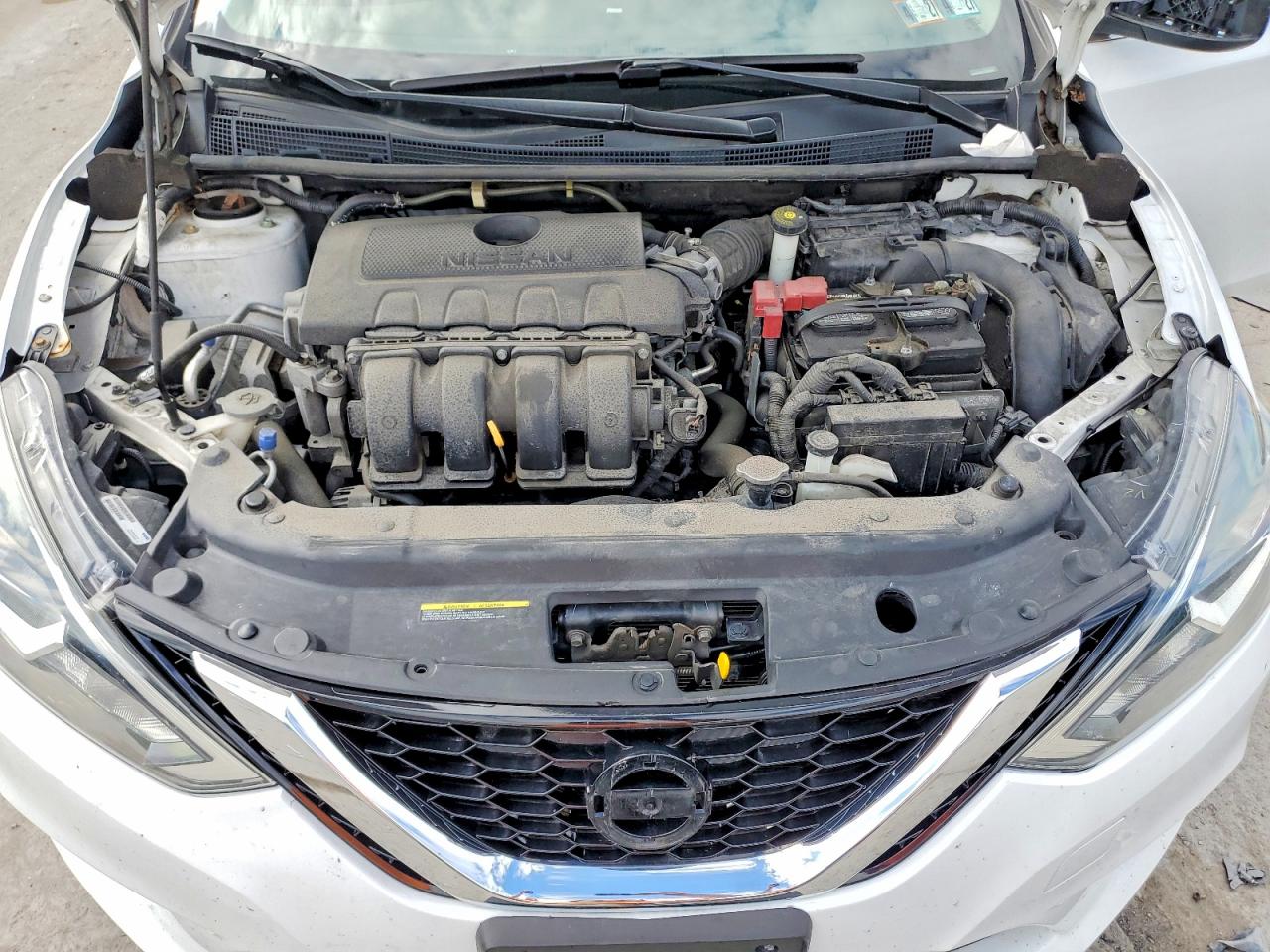 2019 Nissan Sentra Sv White vin: 3N1AB7AP2KY306146
