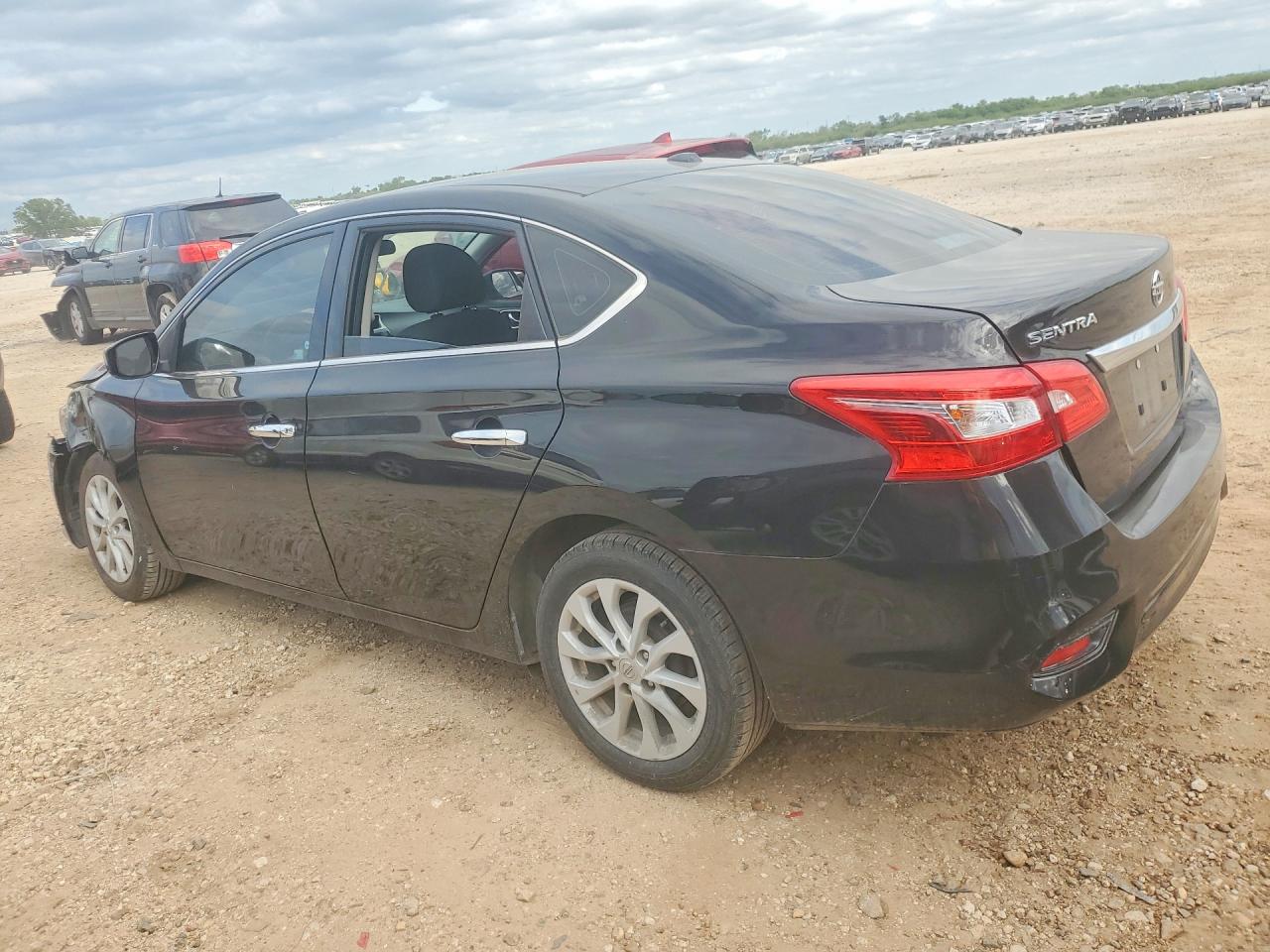 2019 Nissan Sentra Sv Black vin: 3N1AB7AP2KY340281