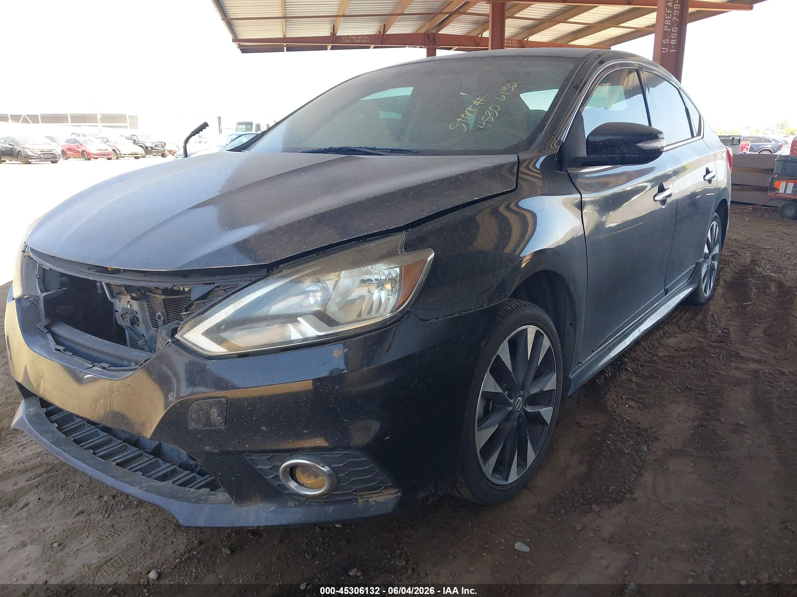 2019 Nissan Sentra Sr Black vin: 3N1AB7AP2KY350132