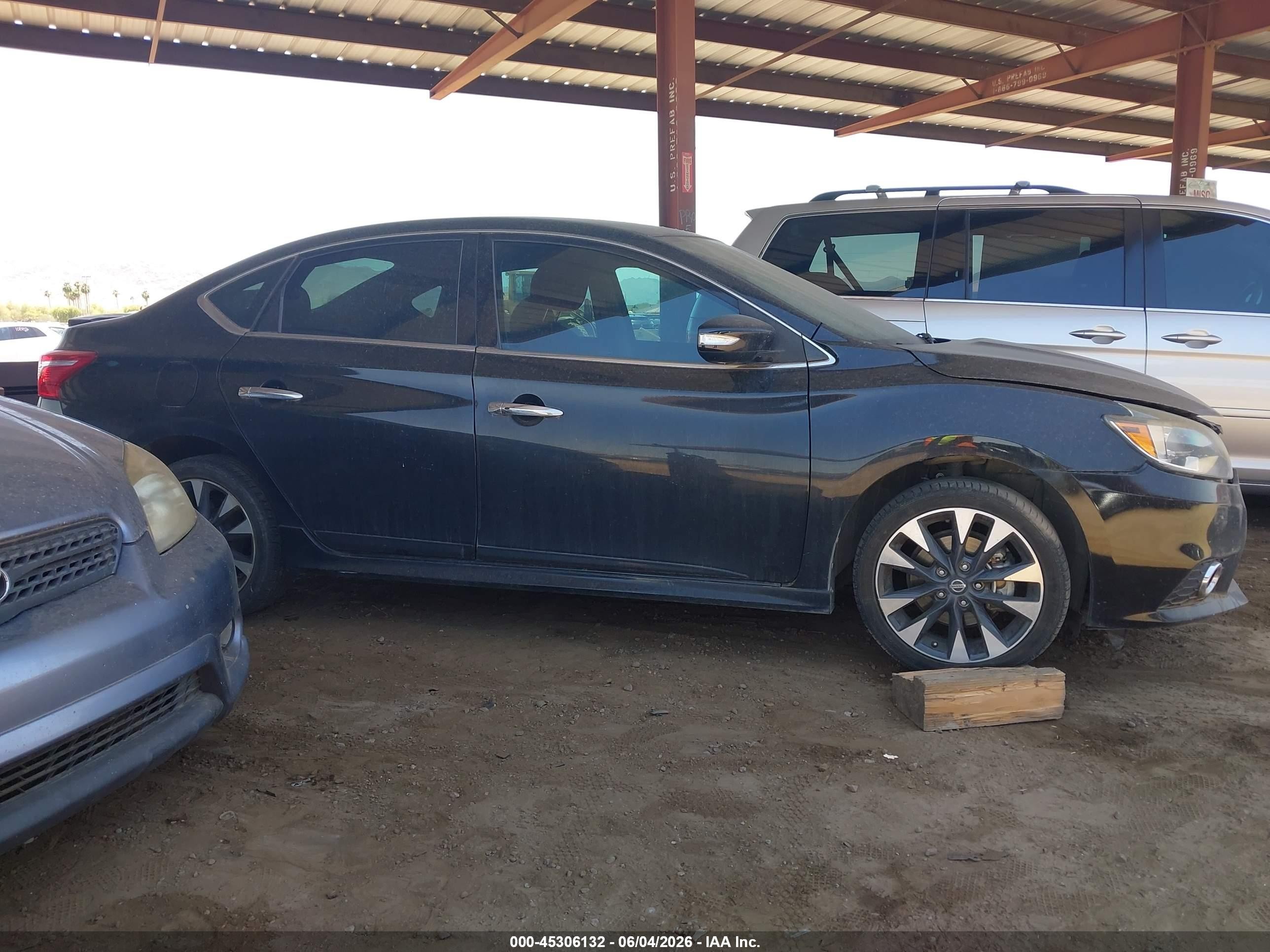 2019 Nissan Sentra Sr Black vin: 3N1AB7AP2KY350132