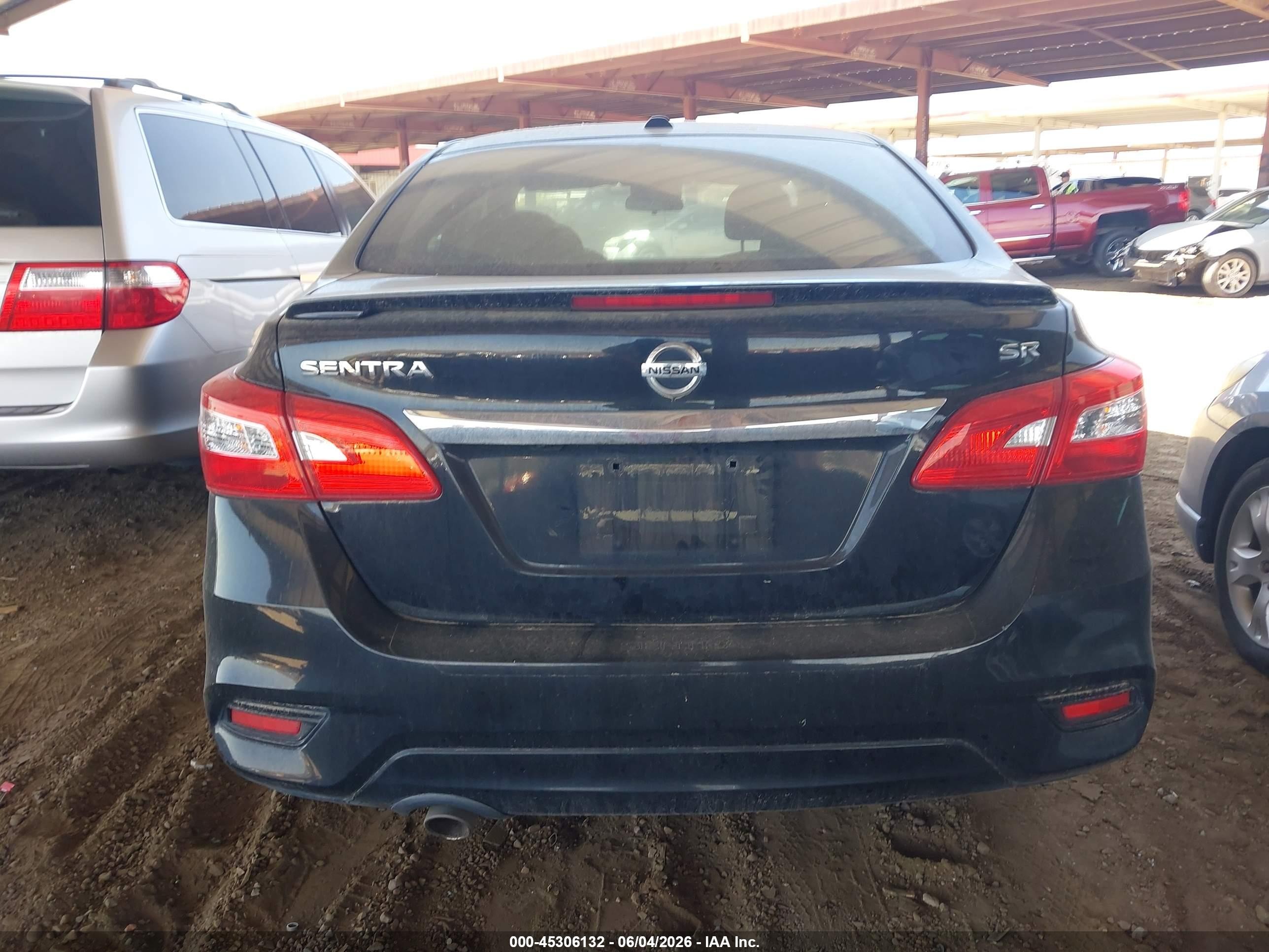2019 Nissan Sentra Sr Black vin: 3N1AB7AP2KY350132