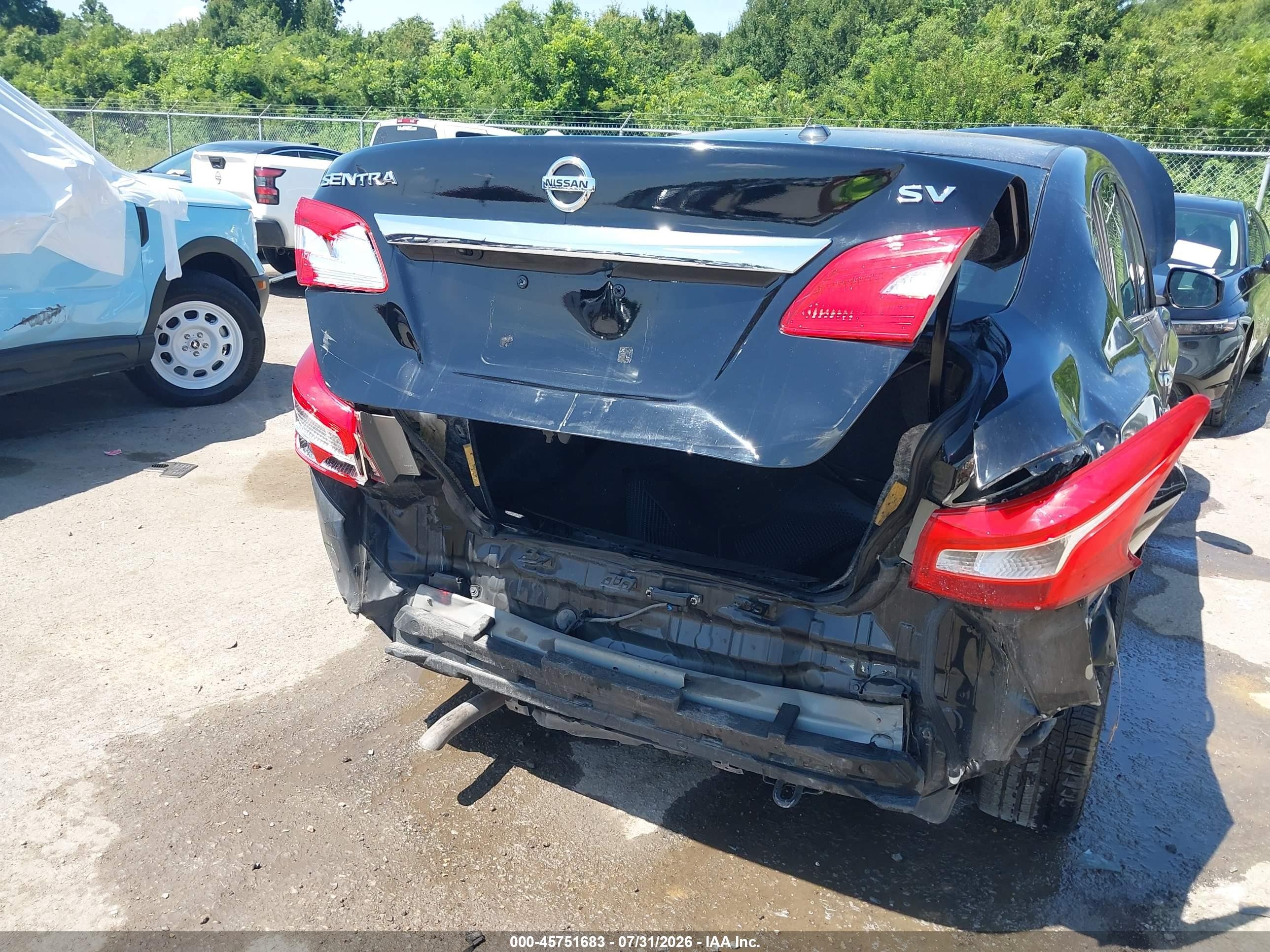 2019 Nissan Sentra Sv Black vin: 3N1AB7AP2KY370591