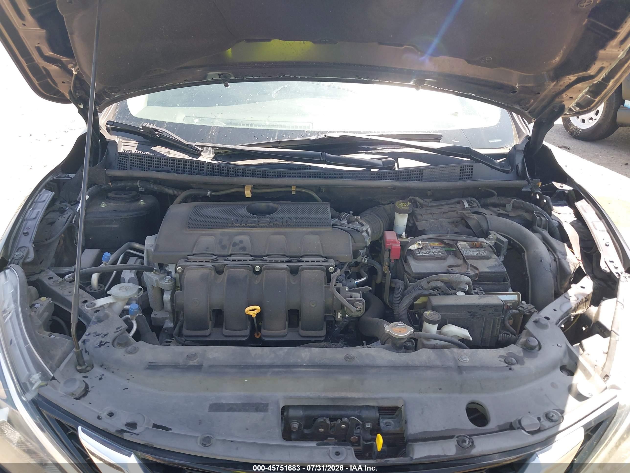 2019 Nissan Sentra Sv Black vin: 3N1AB7AP2KY370591