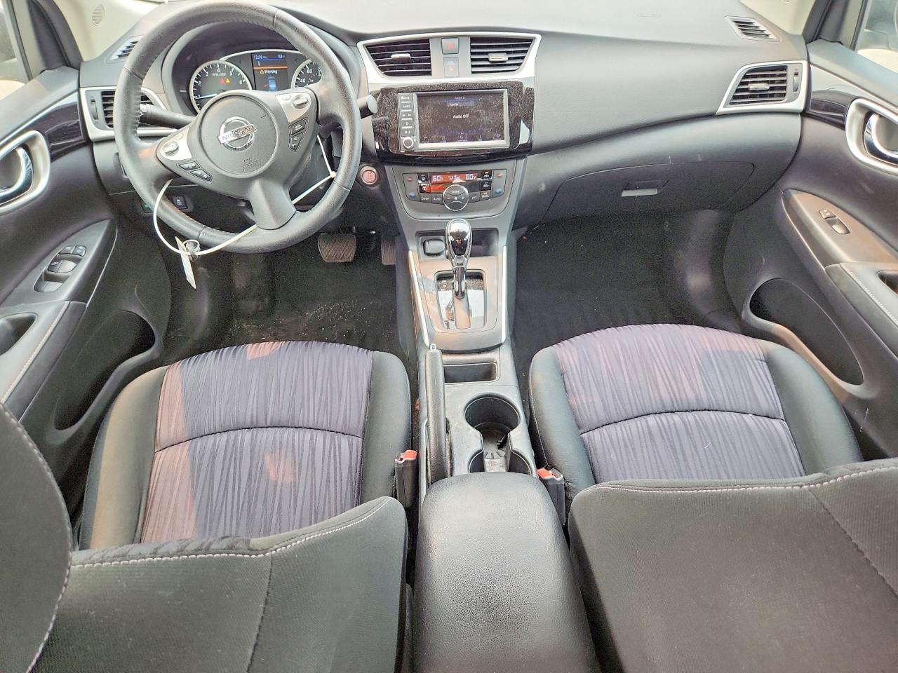2019 Nissan Sentra Sv White vin: 3N1AB7AP2KY402780