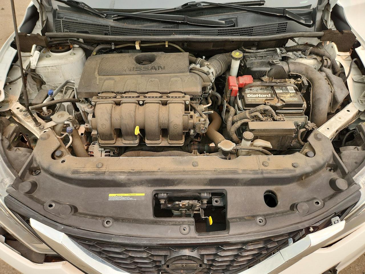 2019 Nissan Sentra Sv White vin: 3N1AB7AP2KY402780
