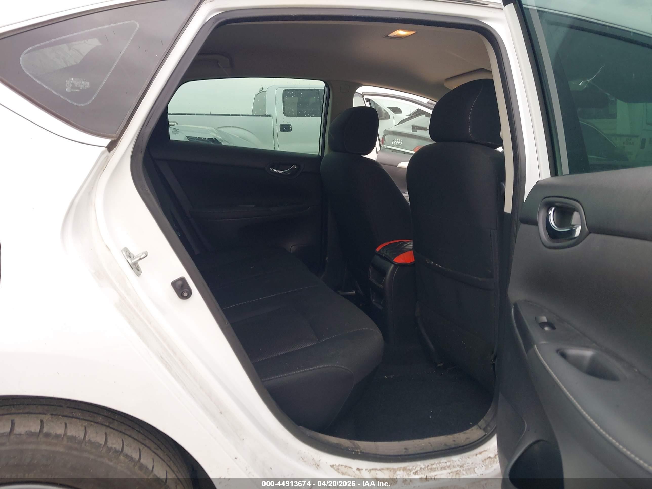 2019 Nissan Sentra S White vin: 3N1AB7AP2KY402858