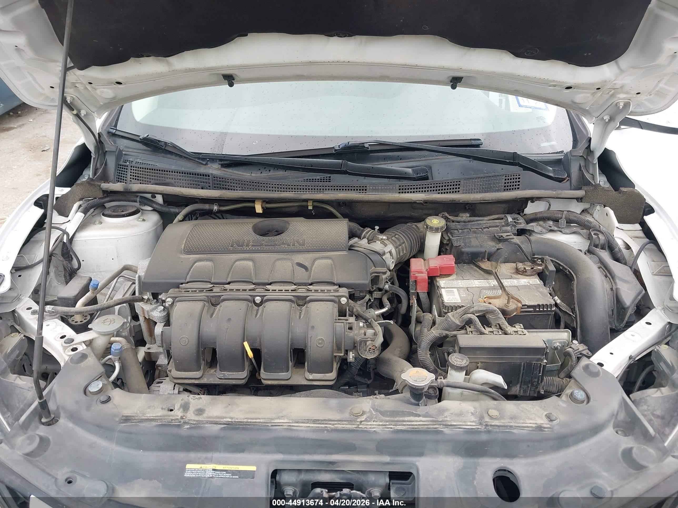 2019 Nissan Sentra S White vin: 3N1AB7AP2KY402858
