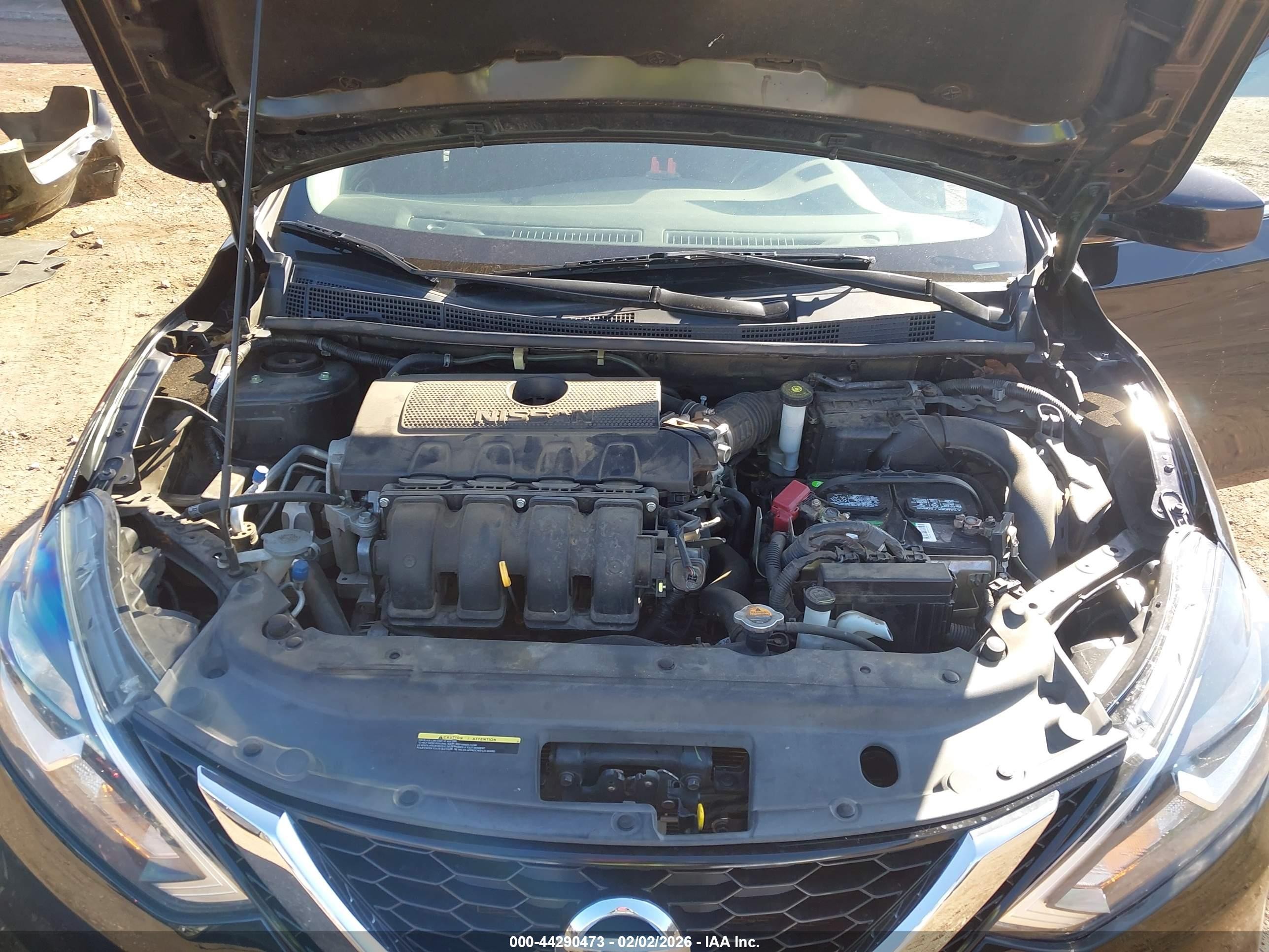 2019 Nissan Sentra Sv Черный vin: 3N1AB7AP2KY444267