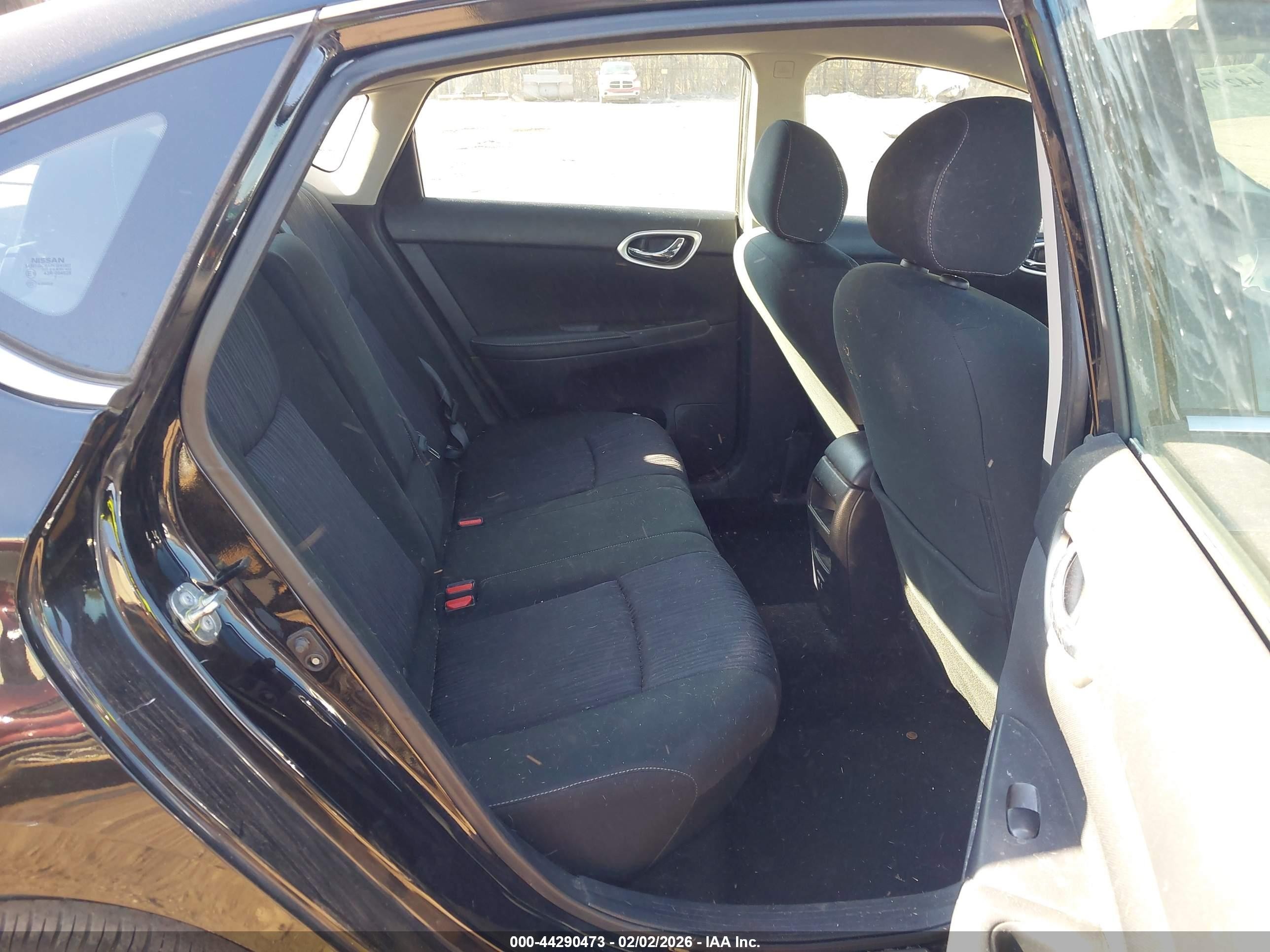 2019 Nissan Sentra Sv Черный vin: 3N1AB7AP2KY444267