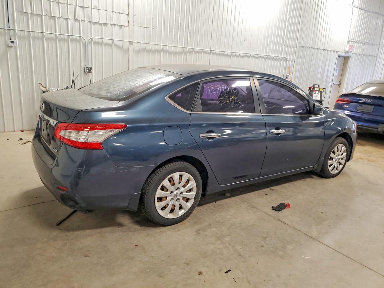 2013 Nissan Sentra S Blue vin: 3N1AB7AP3DL560187