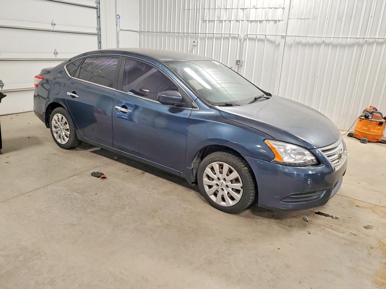 2013 Nissan Sentra S Blue vin: 3N1AB7AP3DL560187
