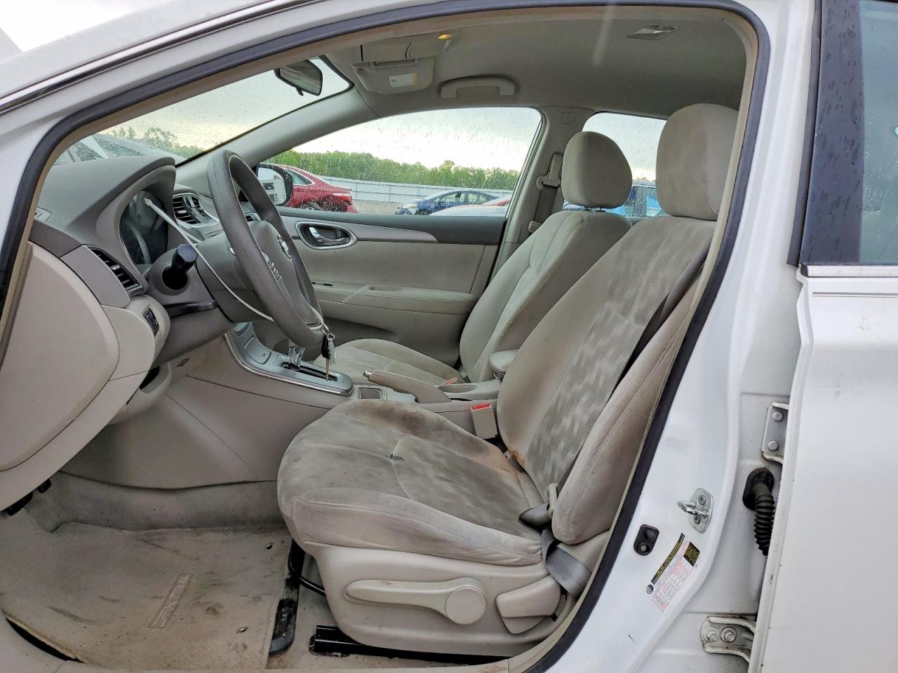 2013 Nissan Sentra S White vin: 3N1AB7AP3DL606312