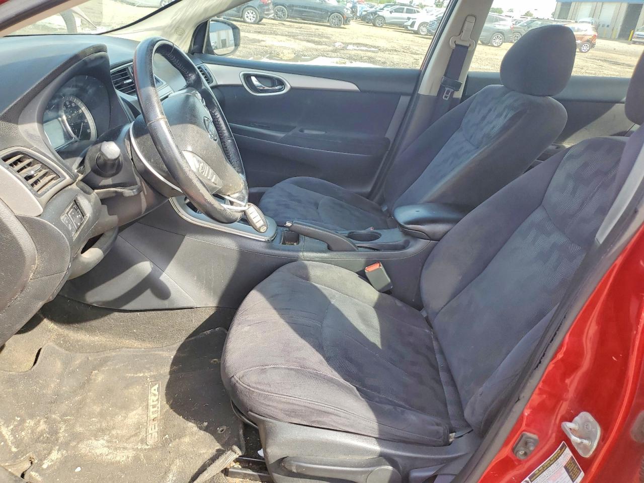 2013 Nissan Sentra S Red vin: 3N1AB7AP3DL613468