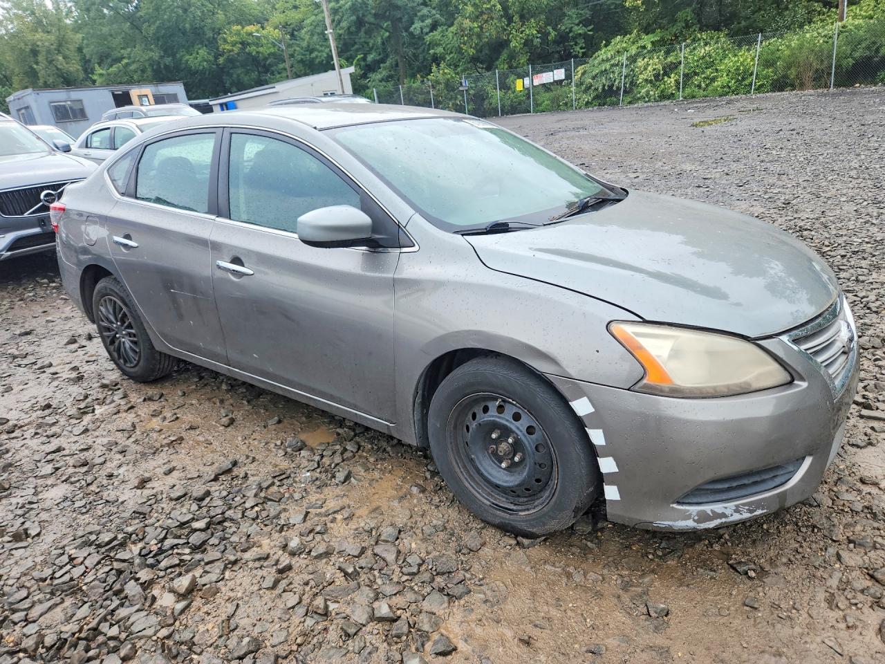 2013 Nissan Sentra S Серый vin: 3N1AB7AP3DL613812