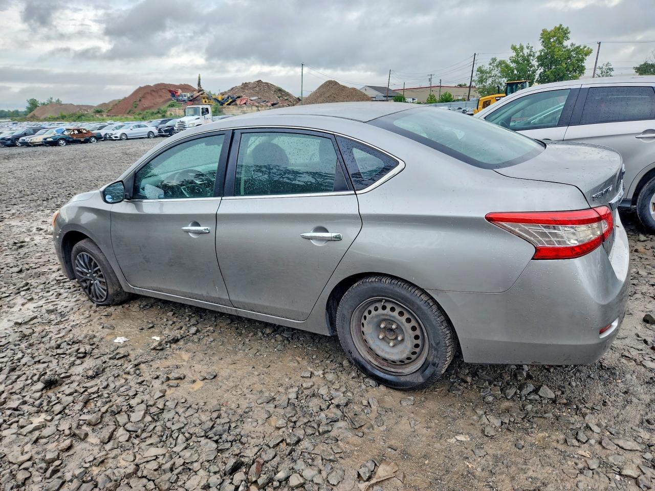 2013 Nissan Sentra S Серый vin: 3N1AB7AP3DL613812